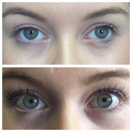 Lash Lift before and after