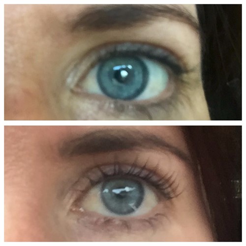 Lash Lift before and after